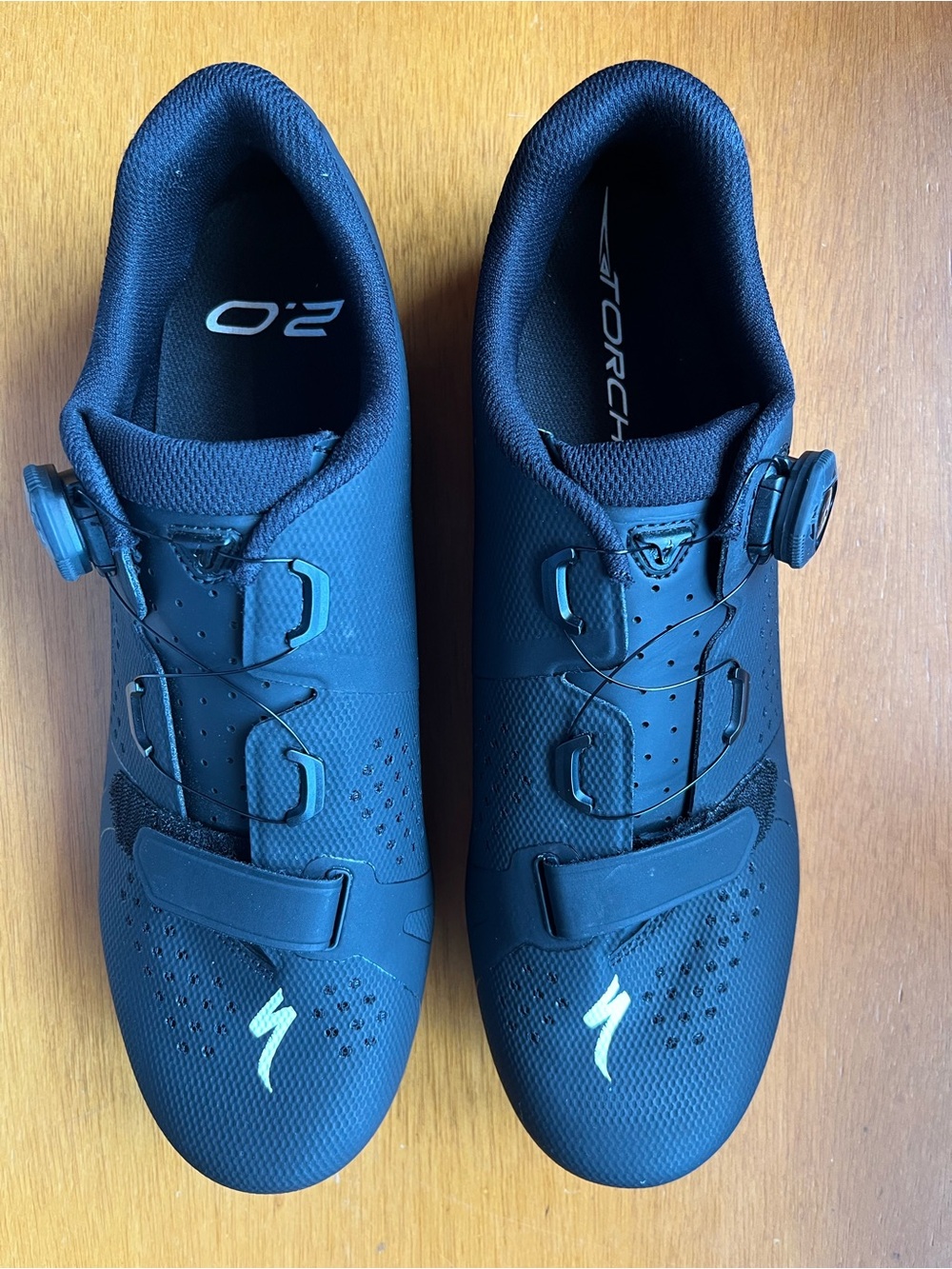 Specialized Torch 2.0 Carbon Road Cycling Shoes Black BOA Size US 11.75 EU 45.5 - Picture 2 of 8